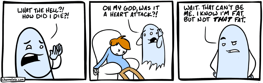 You know what they say, death adds 10lbs. You know what they say, death adds 10lbs.