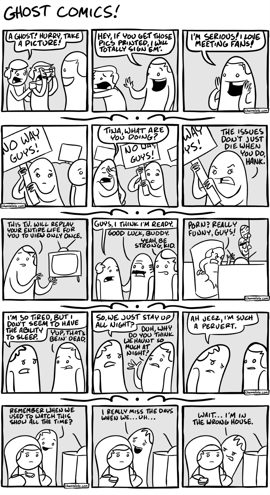 Ghost comics! Ghost comics!