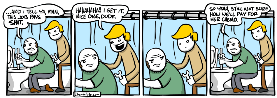 Toilet talk. Toilet talk.