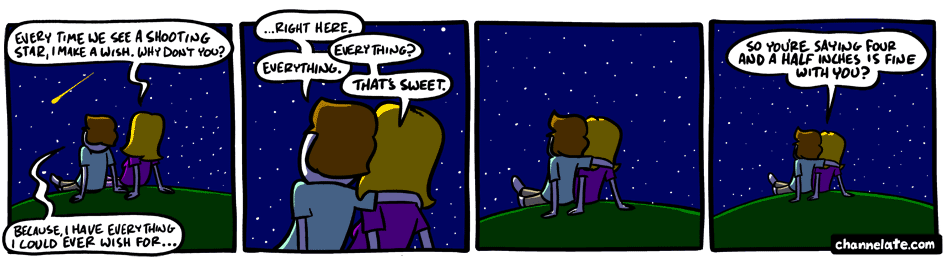 But, baby. . . . that's just circumference. But, baby. . . . that's just circumference.