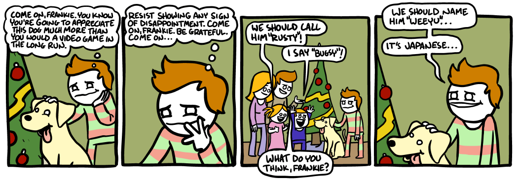 Christmas morning. Christmas morning.