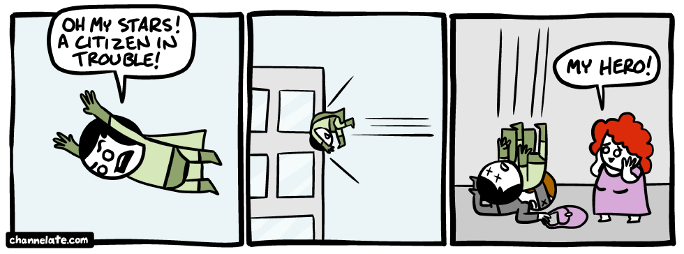 A citizen in trouble. A citizen in trouble.