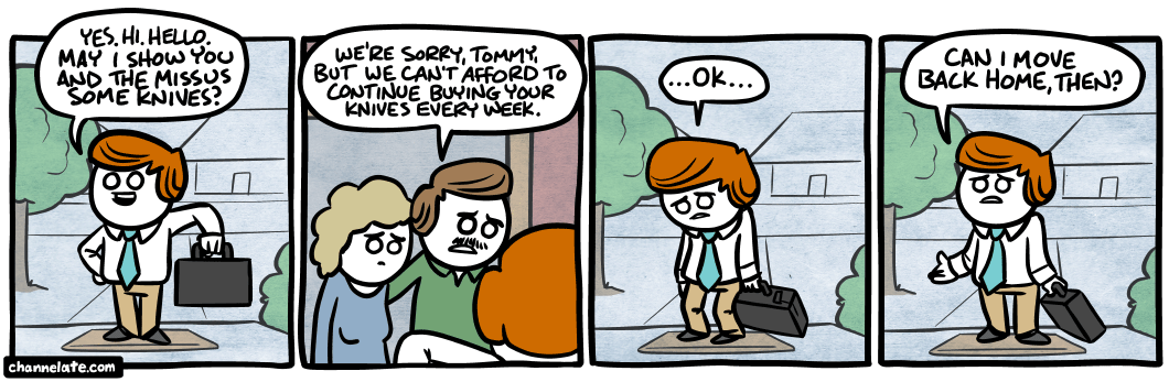 Door to door.