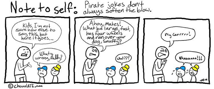 Pirate jokes.