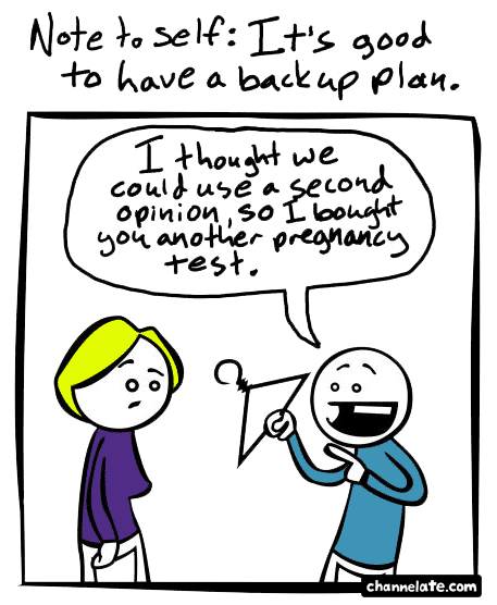 Backup plan.
