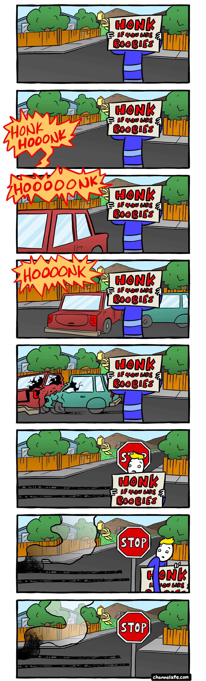 Honk if you like. . .