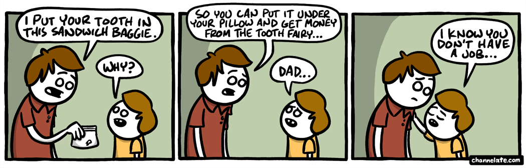 Baby tooth.