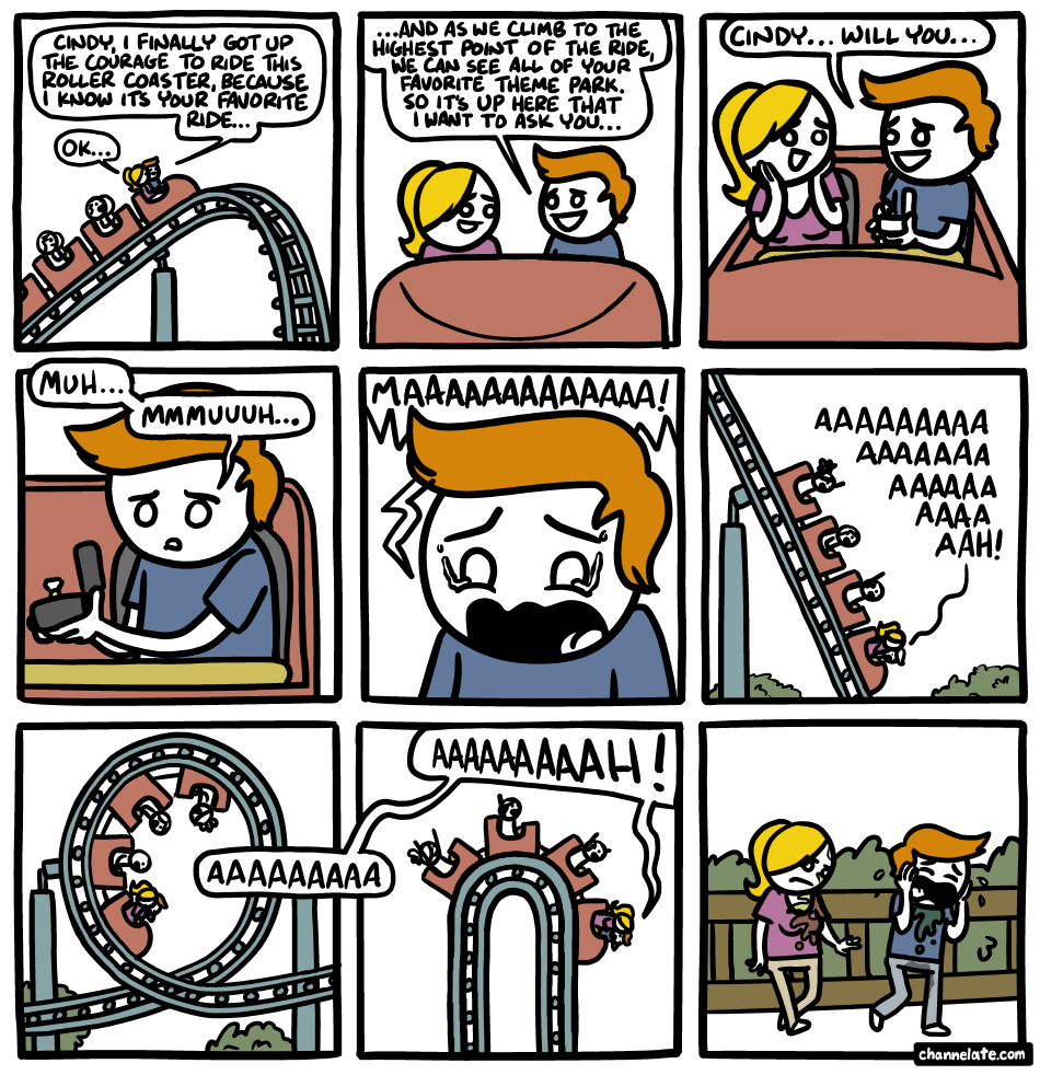 Roller coaster.