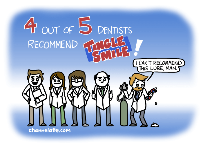 4 out of 5 dentists. . .