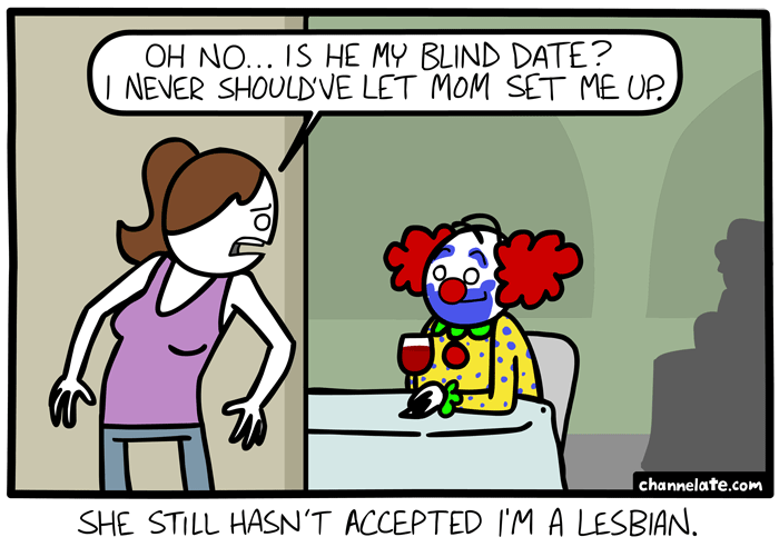 Blind date.