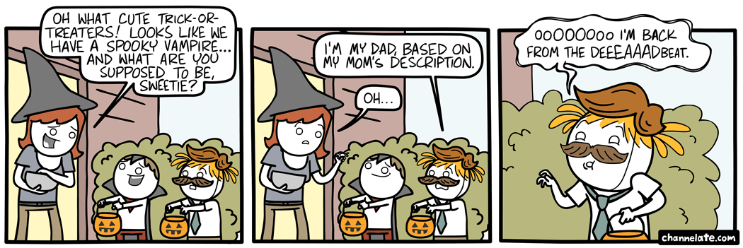 Trick-or-treat.