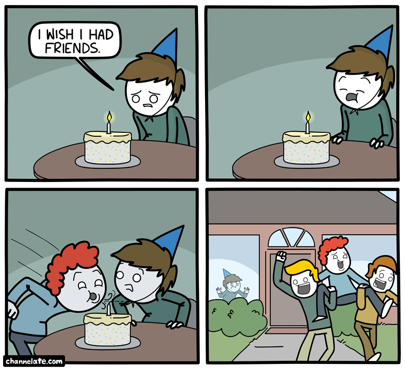 Birthday wish.