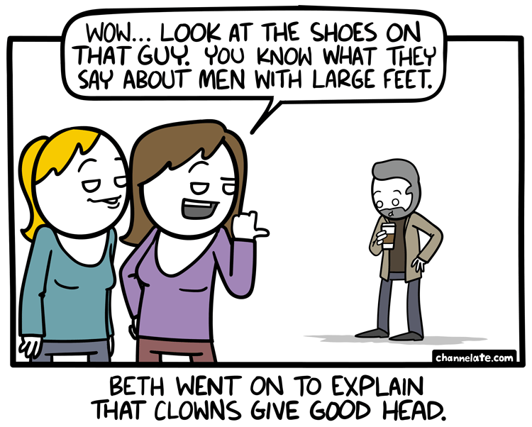 Large Feet.