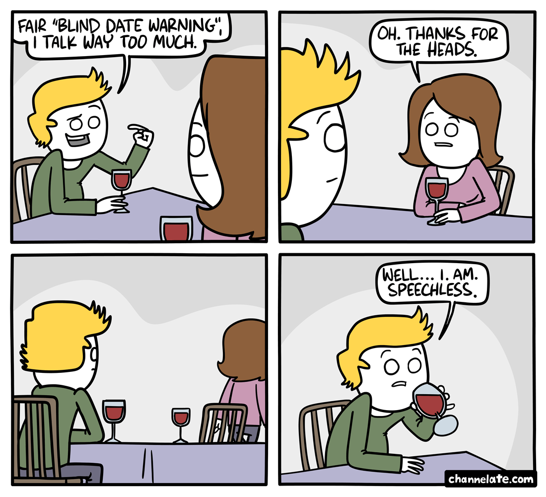 Blind date.