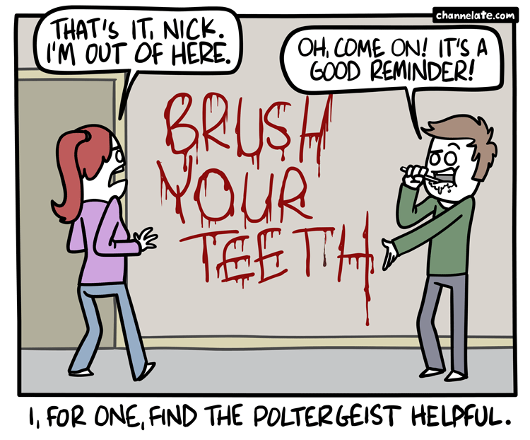 Brush ’em.