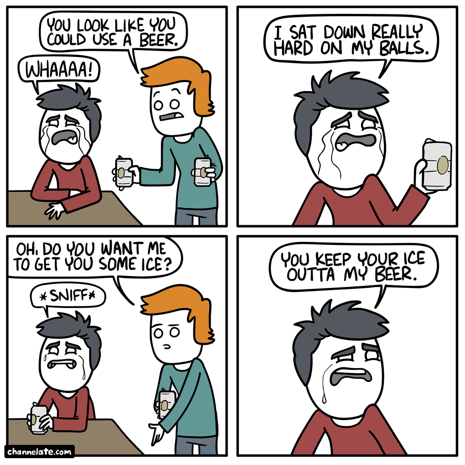 A beer.