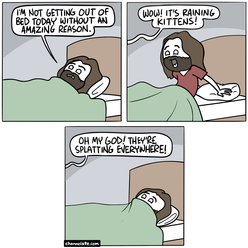 Out of bed